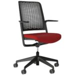 Nowy Styl Bürostuhl WITHME Stoff rot,