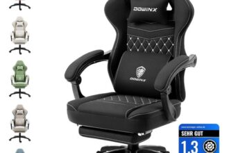 Gaming Stuhl Stoff Bürostuhl Verstellbar Black