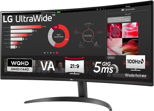 LG Ultrawide™ 34WR50QK-B 34 Zoll 21:9