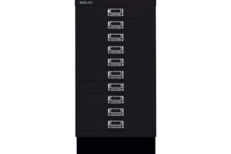 BISLEY Schubladenschrank "MultiDrawer" DIN A3 mit 10 Schubladen schwarz