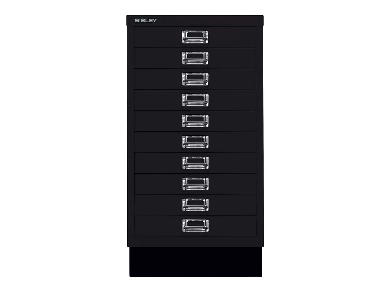 BISLEY Schubladenschrank "MultiDrawer" DIN A3 mit 10 Schubladen schwarz