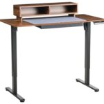 Schreibtisch braun / schwarz 120 x