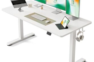 Schreibtisch Höhenverstellbar Elektrisch mit Memory-Steuerung und