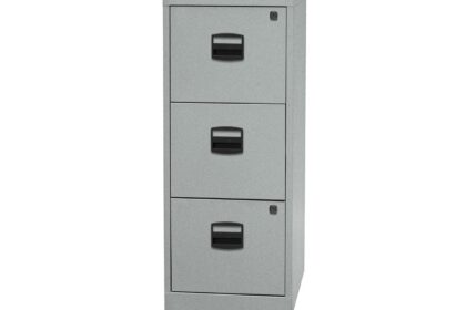 Bisley Home Container 3 HR Schübe silber