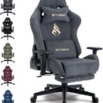 Verstellbarer Bürostuhl, Atmungsaktiv, Ergonomisch, Kunstfell, Gaming,