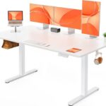 Höhenverstellbarer Schreibtisch 140x70 cm Elektrisch mit