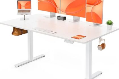 Höhenverstellbarer Schreibtisch 140x70 cm Elektrisch mit