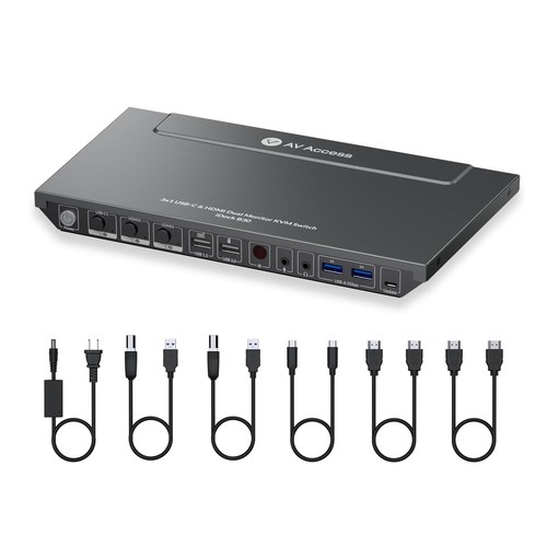 AV Access KVM Switch Dockingstation Dual