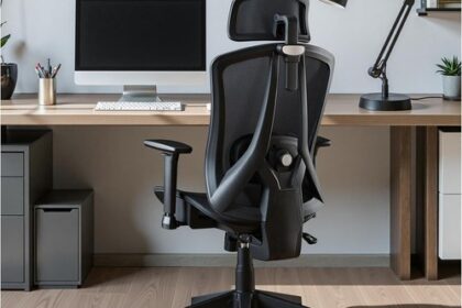 STOOLINK Ergonomischer Bürostuhl 3D Armlehne Kopfstütze