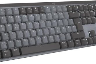 Logitech MX Mechanische kabellose beleuchtete Performance-Tastatur,