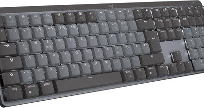 Logitech MX Mechanische kabellose beleuchtete Performance-Tastatur,
