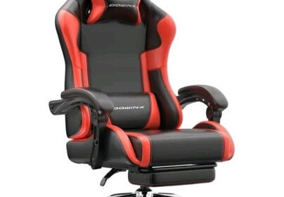 DOWINX Gaming Bürostuhl Drehstuhl PU-Leder ergonomisch