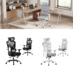 Bürostuhl Ergonomischer Drehstuhl Schreibtischstuhl höhenverstellbar Chefsessel