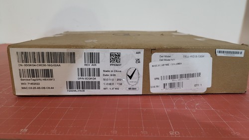 Dell WD19 K20A001 Thunderbolt 3 Dock