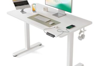 Schreibtisch Höhenverstellbar Elektrisch USB Ladeanschlüsse Home