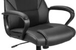 Bürostuhl Ergonomisch Gamingstuhl Höhenverstellbar PU Leder