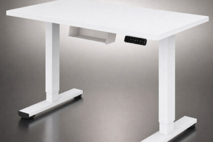 FLEXISPOT Basic Schreibtisch Höhenverstellbar 120x60cm Weiß