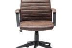 Design Bürostuhl Labora, Braun, Bürostuhl, VintagelederLook,