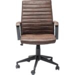 Design Bürostuhl Labora, Braun, Bürostuhl, VintagelederLook,