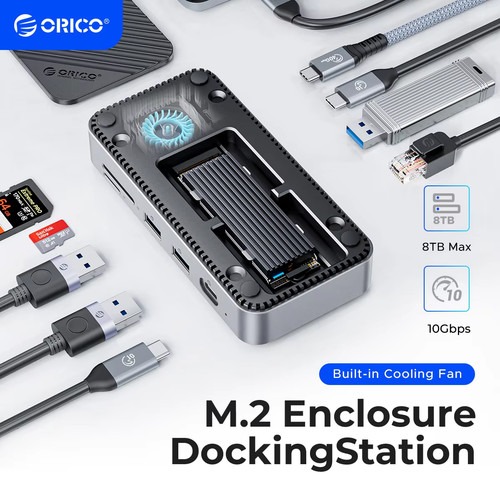ORICO USB-C Dockingstation 9in1 M.2 NVMe