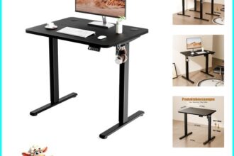 Elektrischer Höhenverstellbarer Schreibtisch 80x60cm Ergomaker modernes
