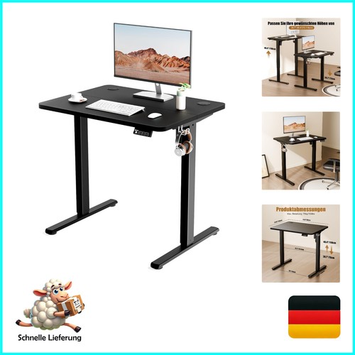 Elektrischer Höhenverstellbarer Schreibtisch 80x60cm Ergomaker modernes