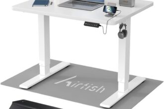 Höhenverstellbarer Schreibtisch 80x60cm elektrisch mit Memory
