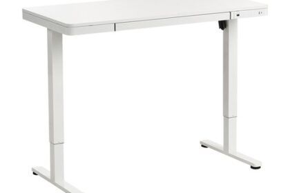 Schreibtisch weiß 120 x 60 cm