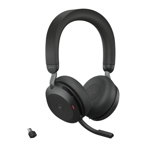 Jabra Evolve2 75 MS Stereo-Headset Schwarz,