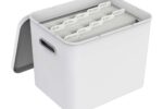 rotho Archivbox "MY PAPER" aus Recyclingkunststoff, mit 10 Mappen, weiß