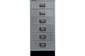BISLEY Schubladenschrank "MultiDrawer" DIN A4 mit 6 Schubladen silber
