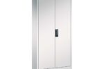C+P Stahlschrank mit Flügeltüren "Acurado" H1950xB930xT400mm, Lichtgrau/Lichtgrau