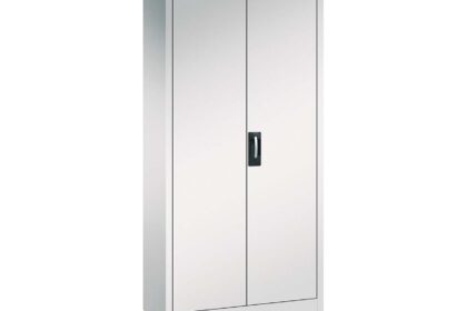 C+P Stahlschrank mit Flügeltüren "Acurado" H1950xB930xT400mm, Lichtgrau/Lichtgrau