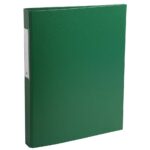 10 Exacompta Ringbücher aus kaschiertem Karton, DIN A4, 2 Ringe, RB 40 mm, grün